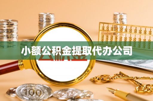 全南小额公积金提取代办公司